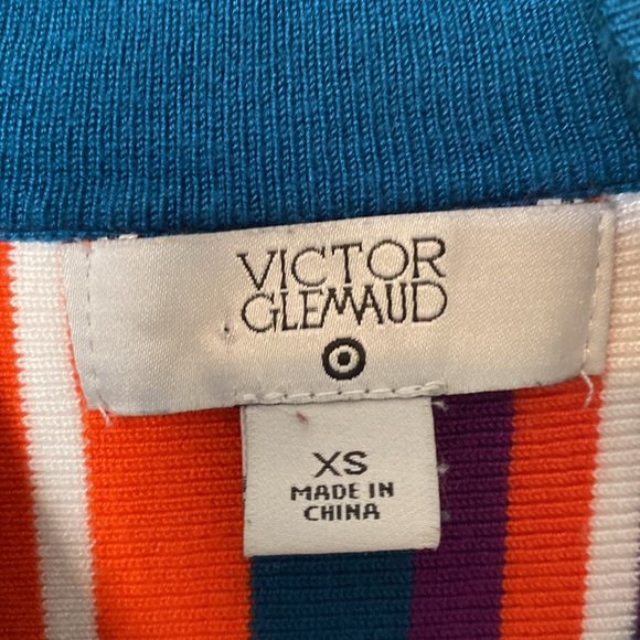 Victor Glemaud striped long sleeve cropped sweater size XS - Picture 2 of 5